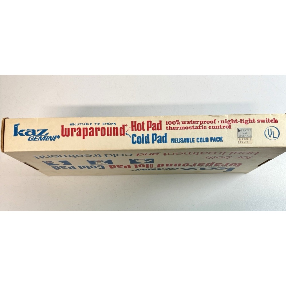 Vintage Kaz Gemini Wraparound Hot /cold Pad Heating Electric *TESTED* MINT! - Picture 2 of 6